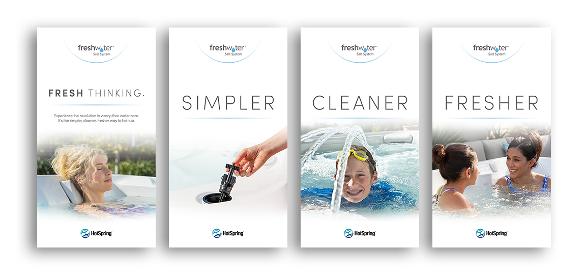 FreshWater Set of 4 Banners